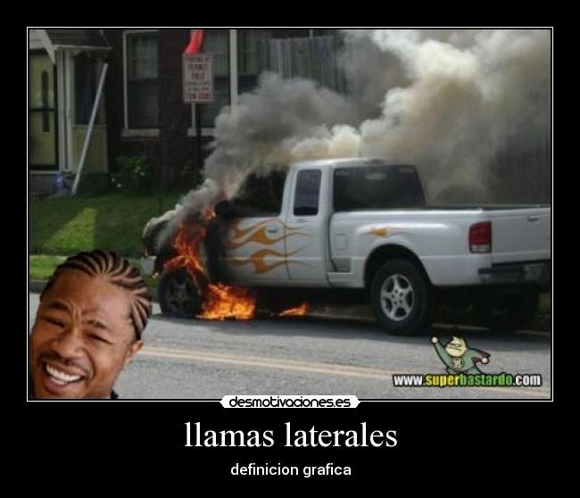 llamas laterales - definicion grafica