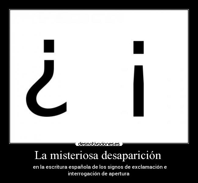 La misteriosa desaparición  - 