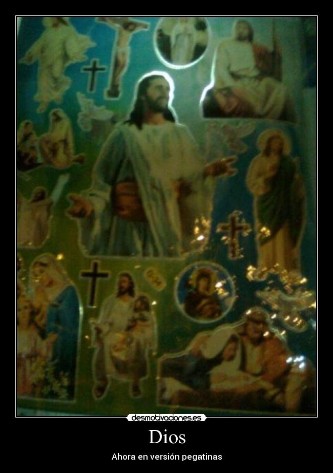 Dios - Ahora en versión pegatinas