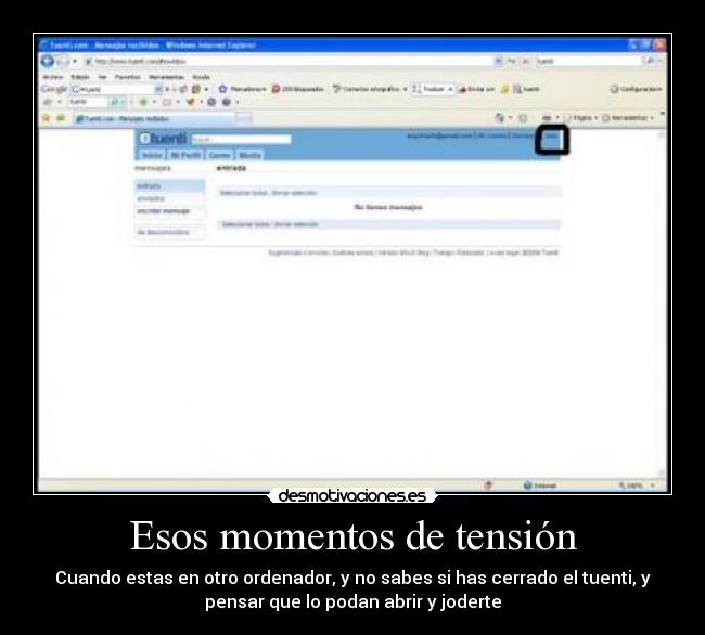 Esos momentos de tensión - 