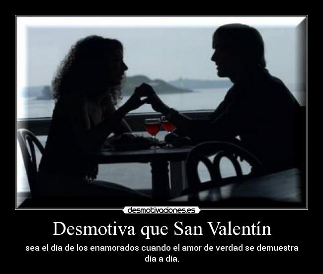 Desmotiva que San Valentín -