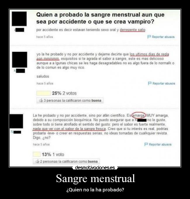Sangre menstrual - 
