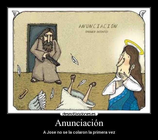 Anunciación - A Jose no se la colaron la primera vez