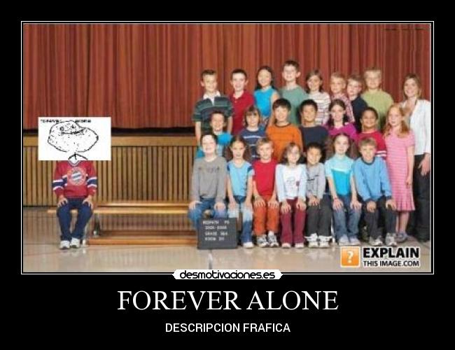 FOREVER ALONE - DESCRIPCION FRAFICA
