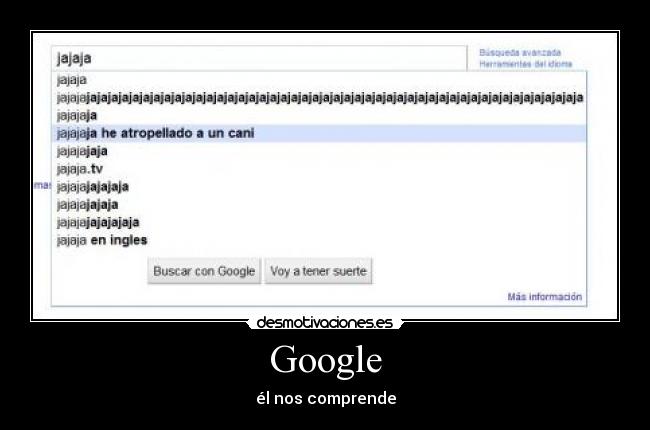 Google - él nos comprende