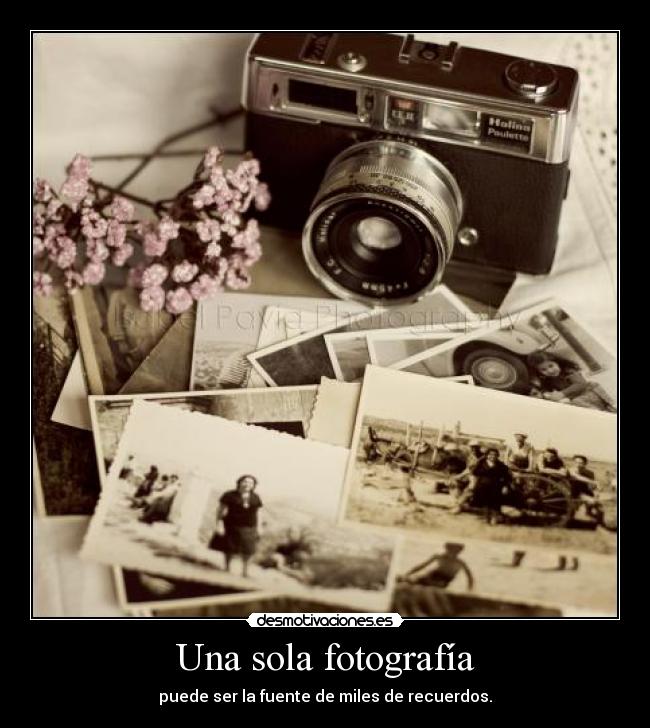 Una sola fotografía - 