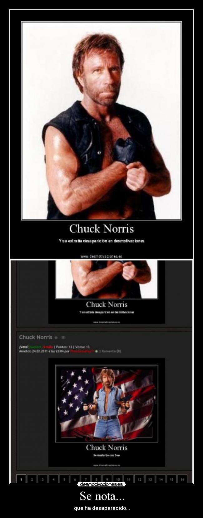 carteles chuck desmotivaciones
