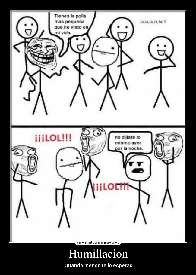 Humillacion - Quando menos te lo esperas