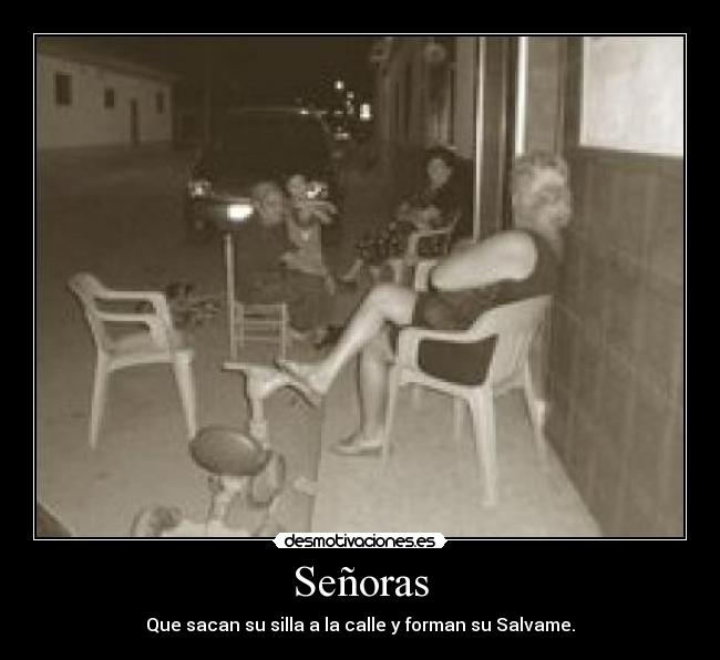 carteles senoras desmotivaciones