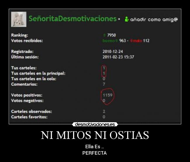 NI MITOS NI OSTIAS -