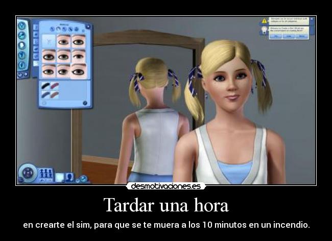 carteles sims sim crear desmotivaciones