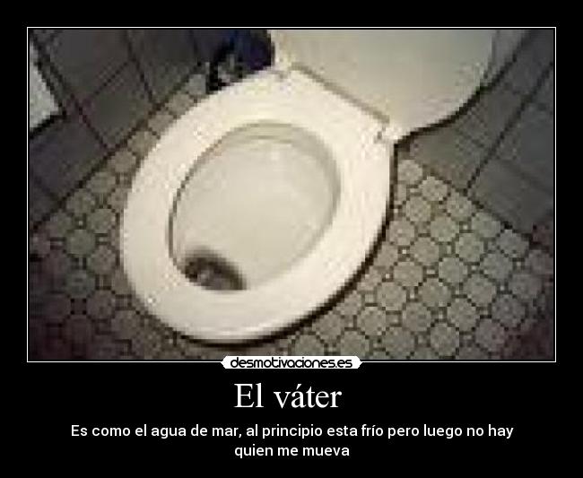 El váter -