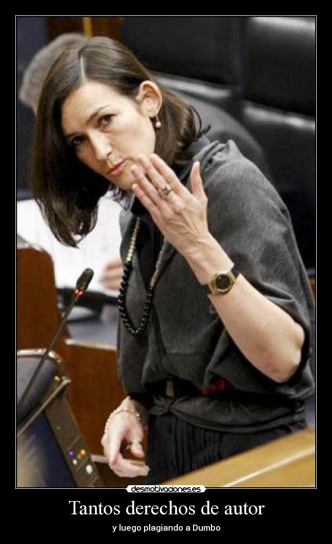 Tantos derechos de autor - y luego plagiando a Dumbo