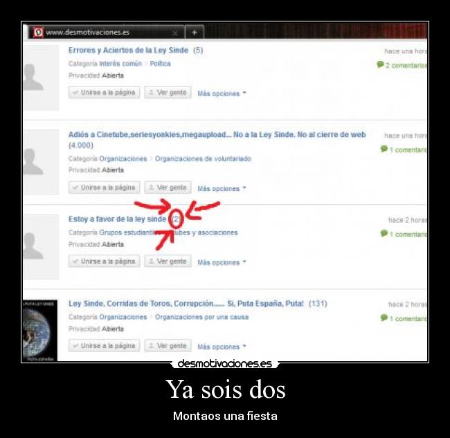 Ya sois dos - 
