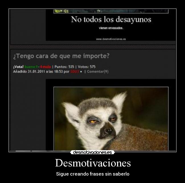Desmotivaciones -