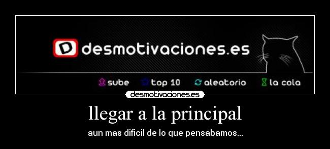 llegar a la principal -