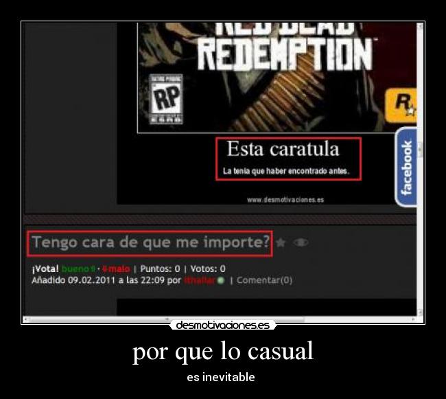 por que lo casual - es inevitable