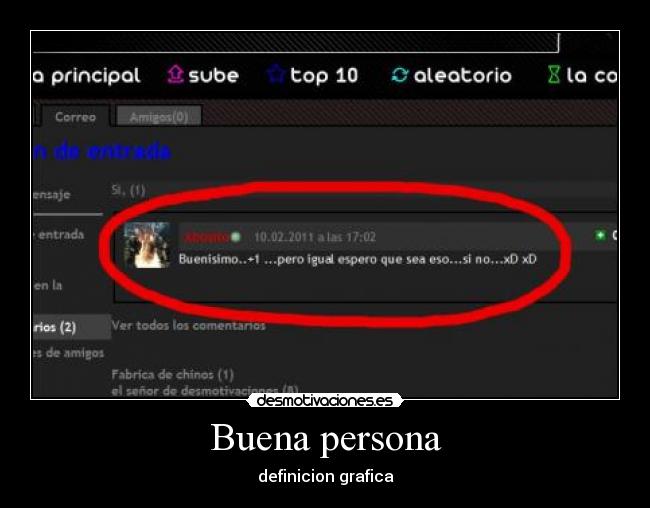 Buena persona -