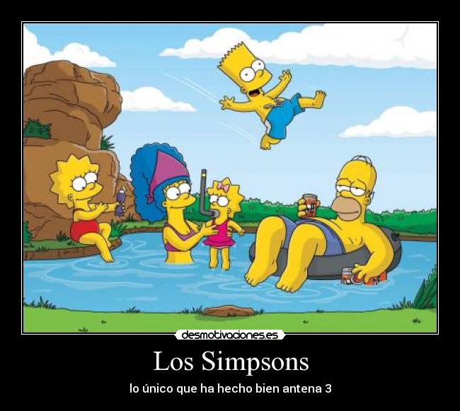 Los Simpsons - lo único que ha hecho bien antena 3