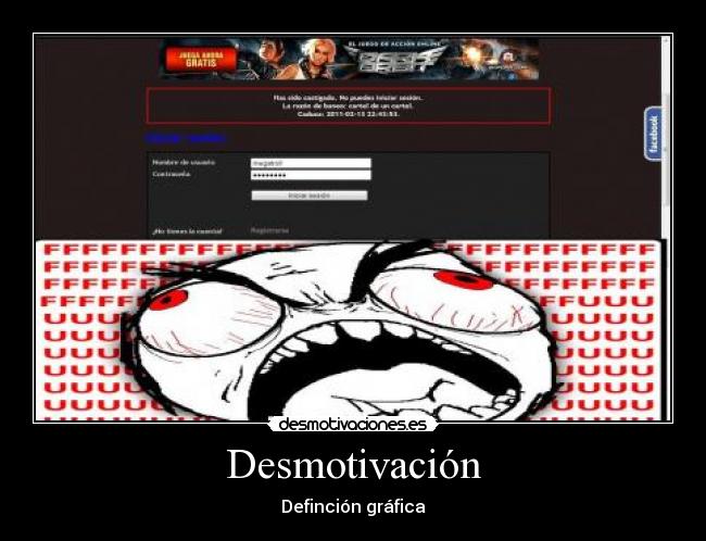 Desmotivación - Definción gráfica