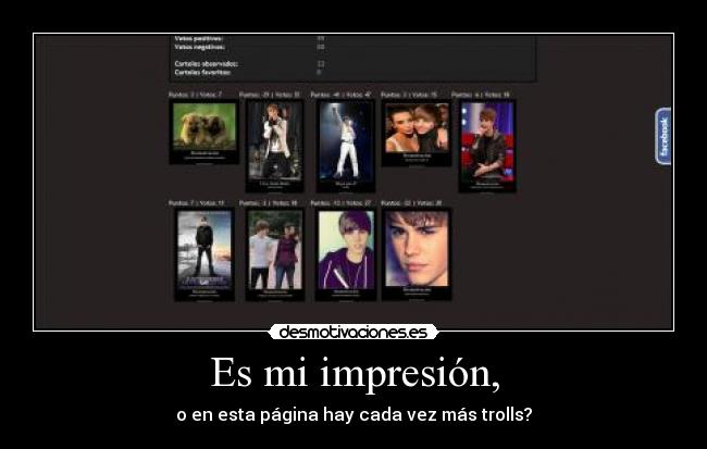 Es mi impresión, - o en esta página hay cada vez más trolls?