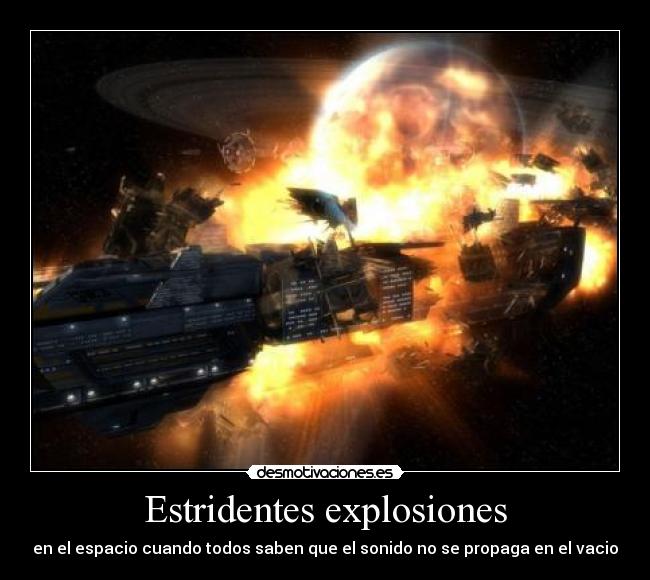 Estridentes explosiones - 