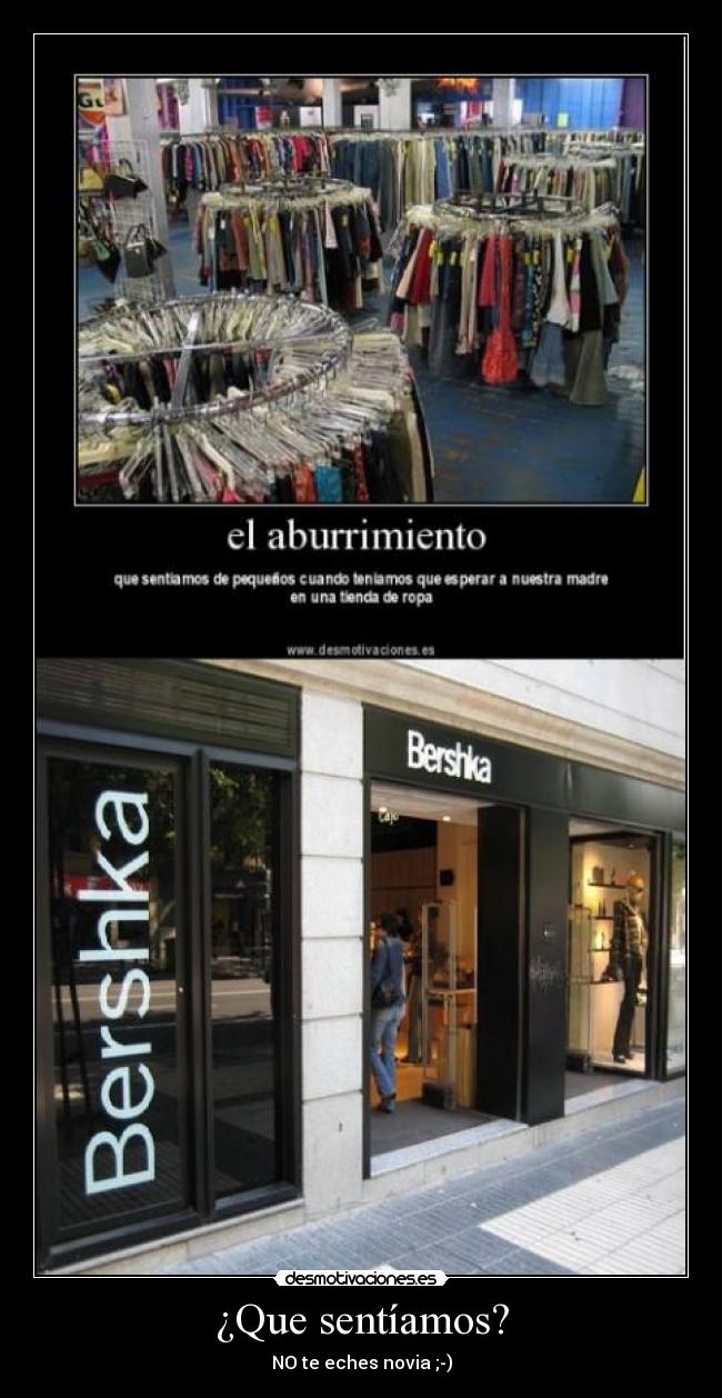 ¿Que sentíamos? - NO te eches novia ;-)