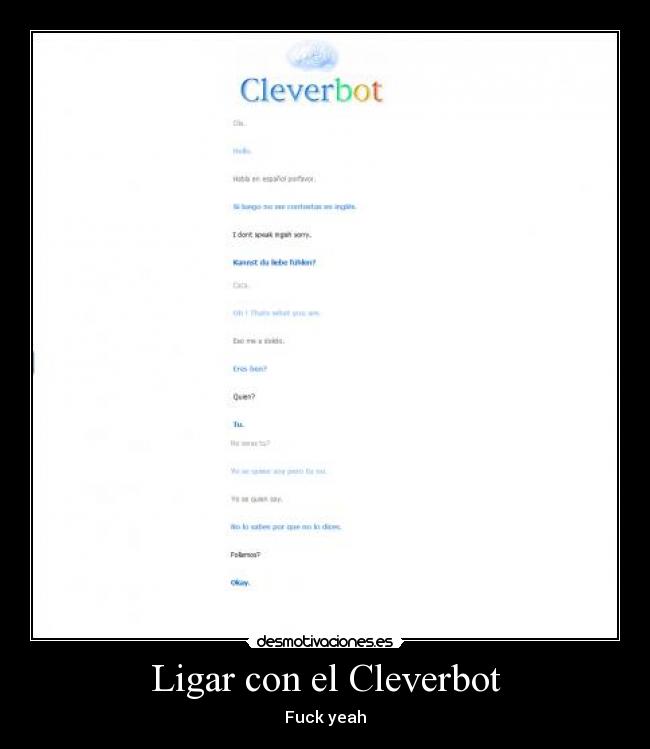 Ligar con el Cleverbot -