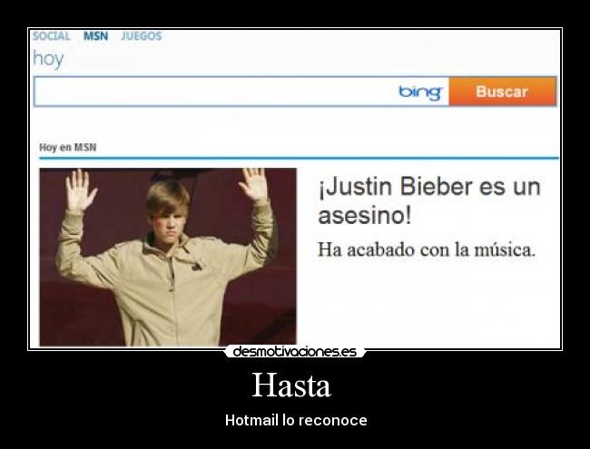 carteles justin bieber desmotivaciones