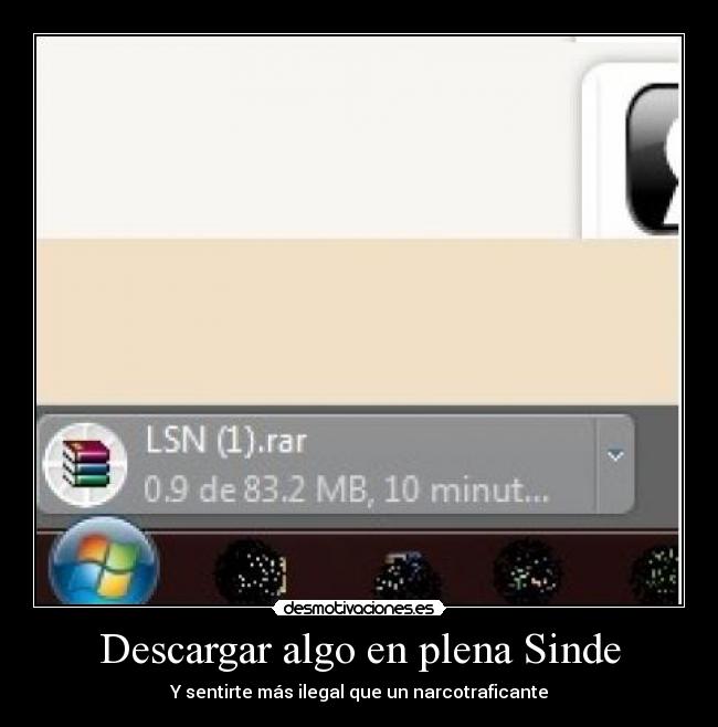 Descargar algo en plena Sinde - 