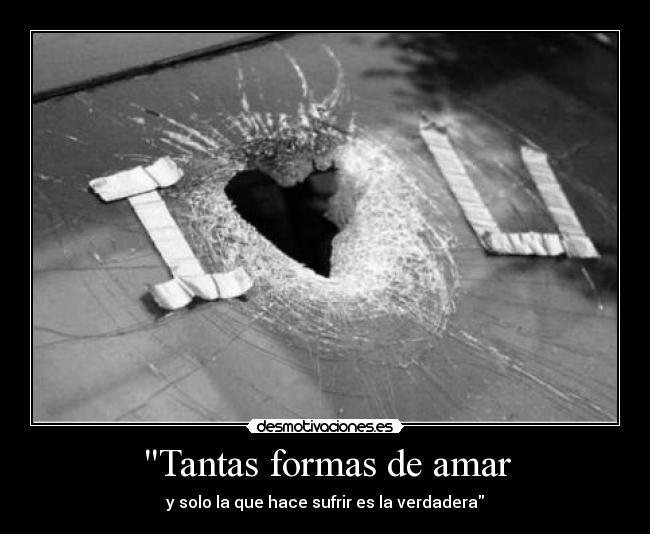 Tantas formas de amar -