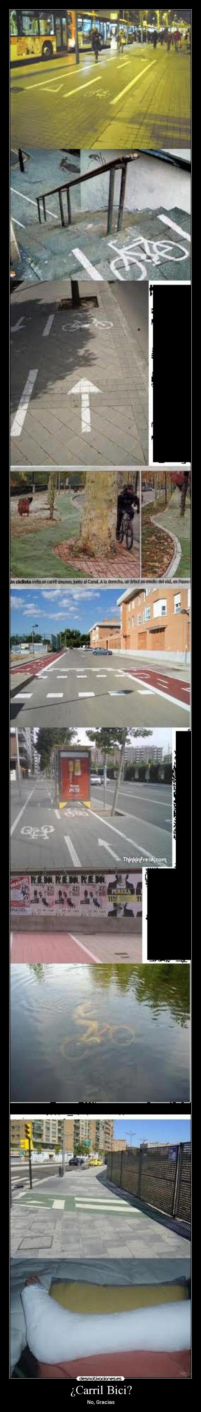 ¿Carril Bici? - No, Gracias