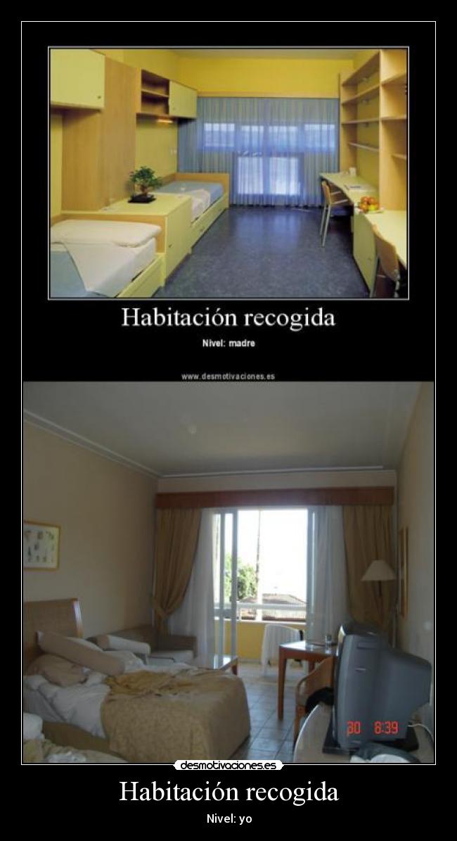 Habitación recogida -