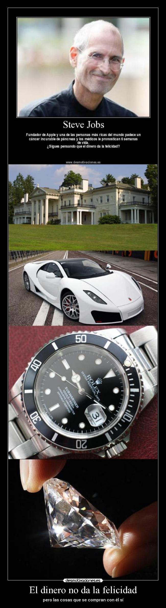 El dinero no da la felicidad - 