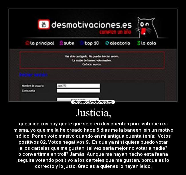 Justicia, - 