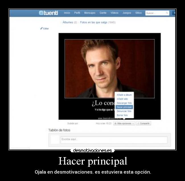 Hacer principal -