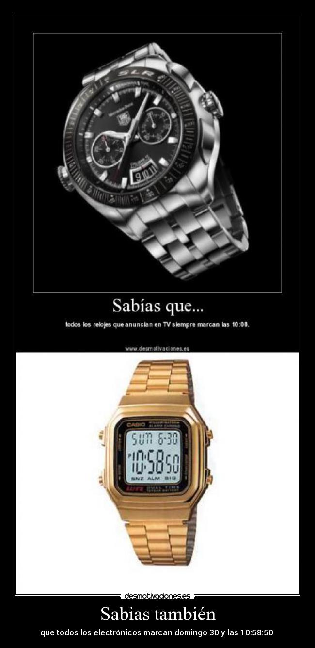 carteles relojes casi marcan achraf achrafaha son ftv jajaja electronicos cartel cartel desmotivaciones