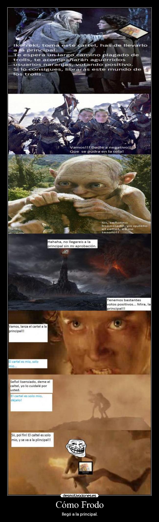 Cómo Frodo -
