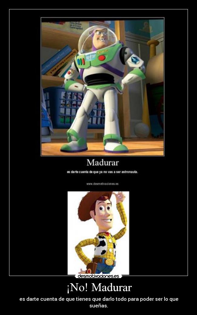 carteles madurar madurar desmotivaciones