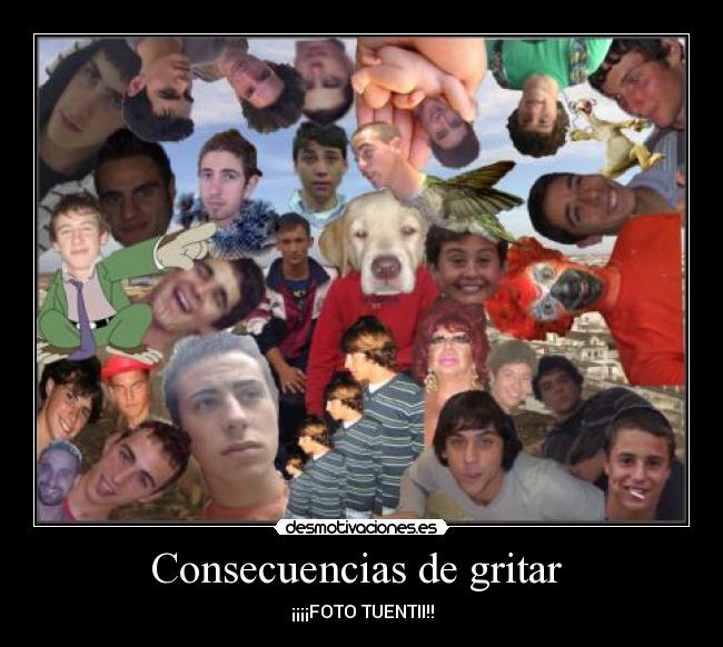 Consecuencias de gritar -