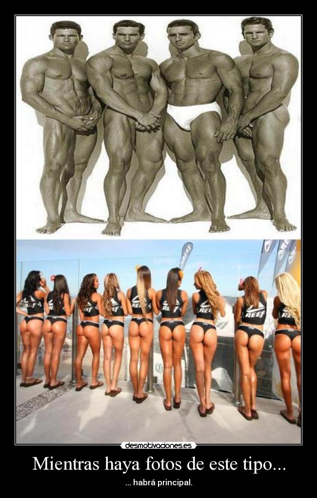 Mientras haya fotos de este tipo... - ... habrá principal.