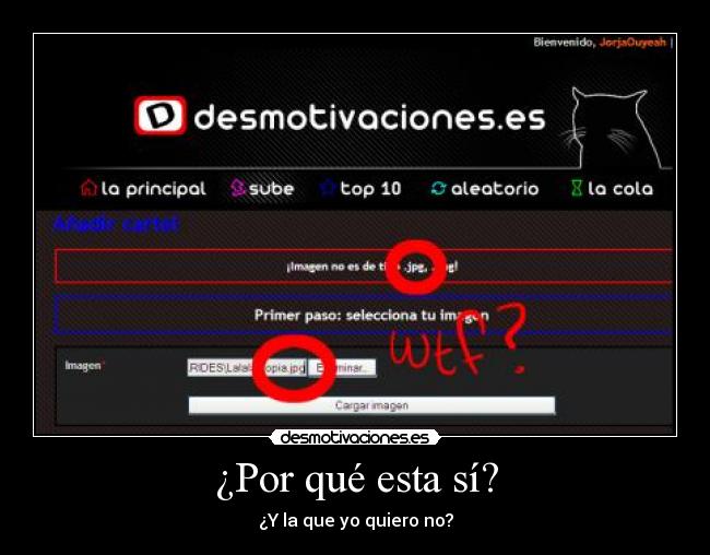 ¿Por qué esta sí? -