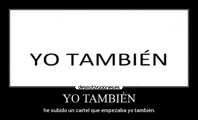 YO TAMBIÉN - 