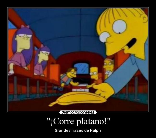 ¡Corre platano! -