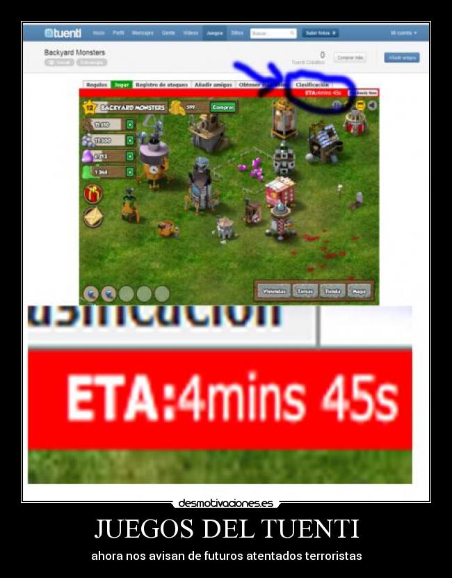 carteles tuenti juegomonstruos desmotivaciones
