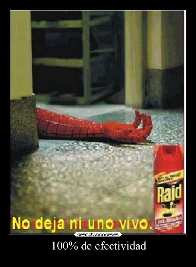 100% de efectividad -