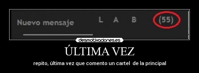 ÚLTIMA VEZ - 