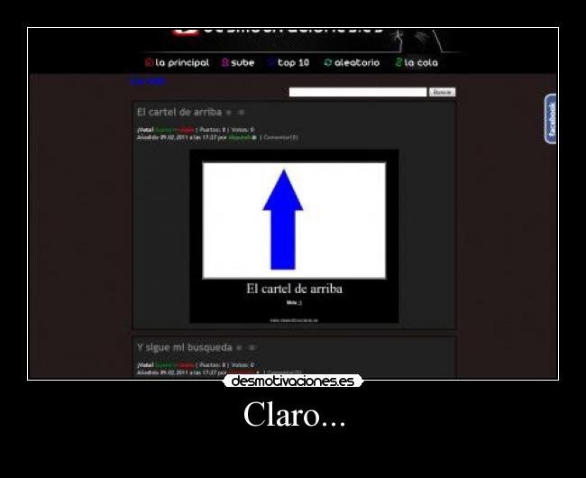 Claro... -