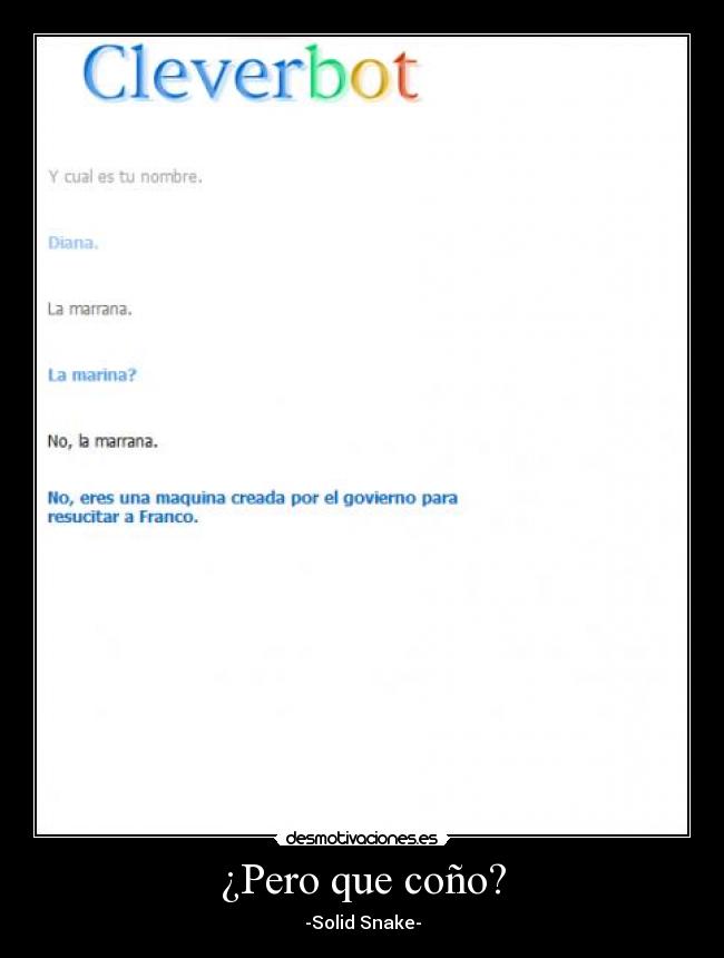¿Pero que coño? - -Solid Snake-