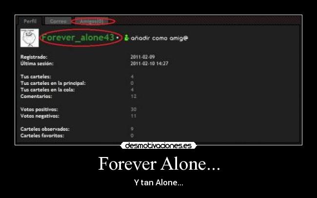Forever Alone... - Y tan Alone...